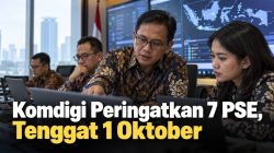 Komdigi Peringatkan 7 PSE, Tenggat 1 Oktober