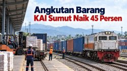 Angkutan Barang KAI Sumut Naik 45 Persen
