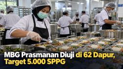 MBG Prasmanan Diuji di 62 Dapur, Target 5.000 SPPG