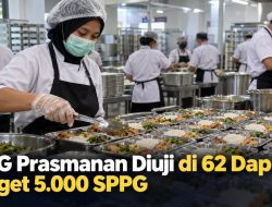 MBG Prasmanan Diuji di 62 Dapur, Target 5.000 SPPG