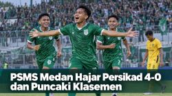 PSMS Medan Hajar Persikad 4-0 dan Puncaki Klasemen
