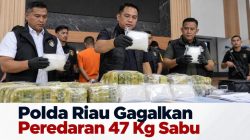 Polda Riau Gagalkan Peredaran 47 Kg Sabu